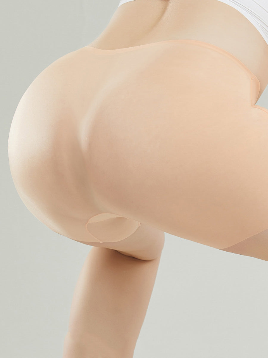 2 Pieces Women Pure Color High Waist Underpants