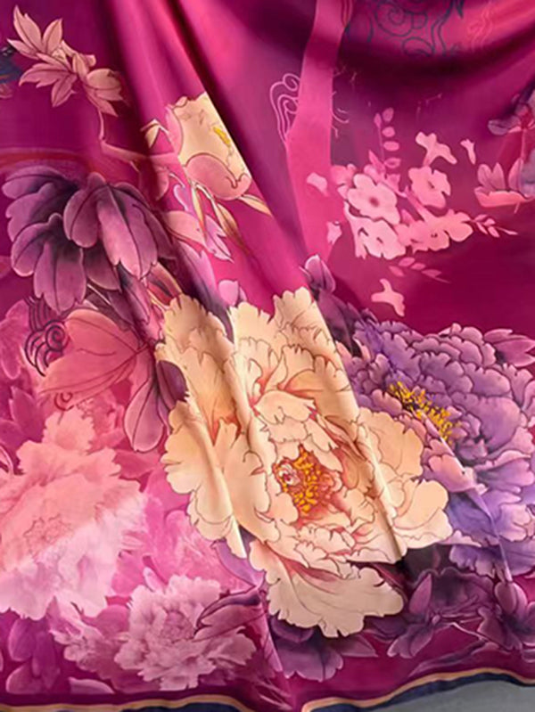 Floral Printed Headband Scarf