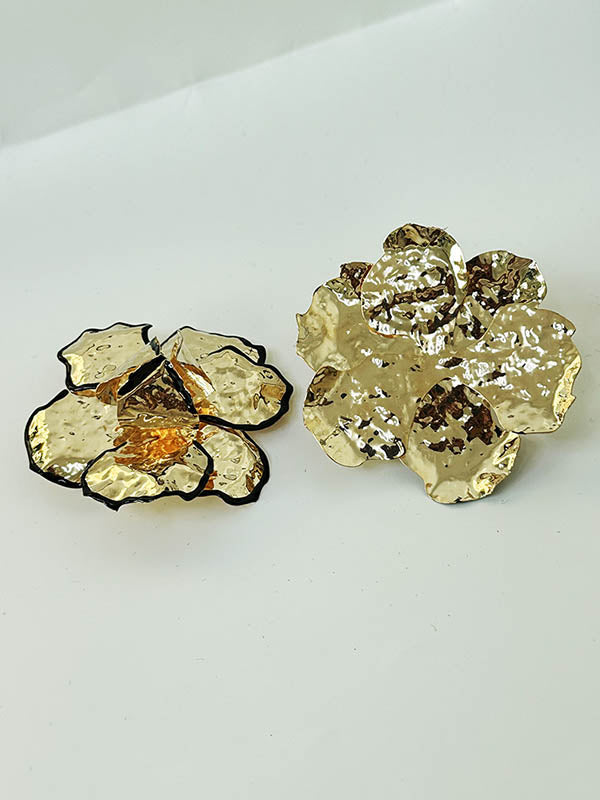 Flower Shape Geometric Earrings Accessories