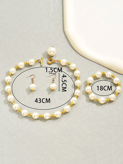 Geometric Bracelet Accessories Drop Earrings Necklaces Accessories
