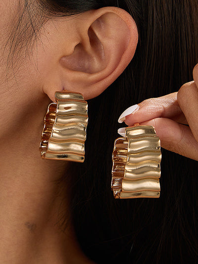 Geometric Drop Earrings