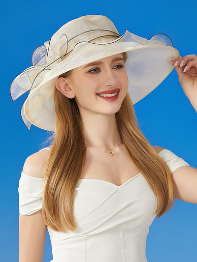 Flower Shape See-Through Split-Joint Sun Hat