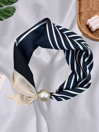 Printed Split-Joint Striped Shawl&Scarf