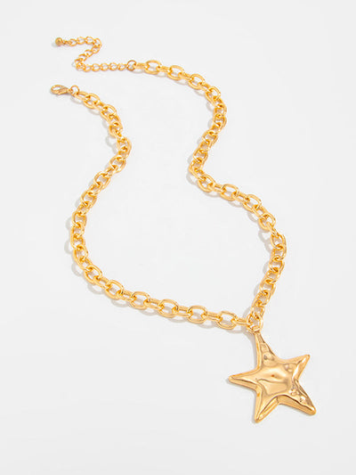 Chains Shiny Star Shape Necklaces Accessories