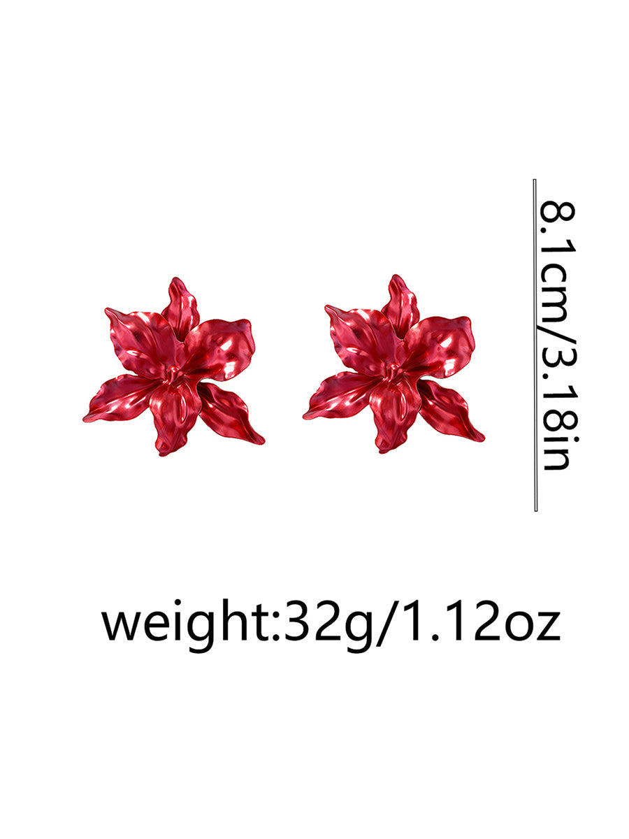 Flower Shape Earrings Accessories