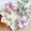 Women's Simple Style Round Cloth Polyester Hair Tie