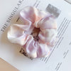 Women's Simple Style Round Cloth Polyester Hair Tie