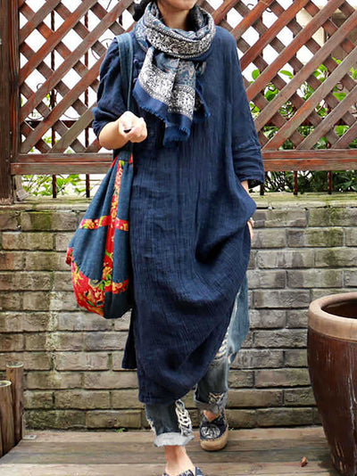 Women Ethnic Spliced 100%Cotton Shawl Scarf