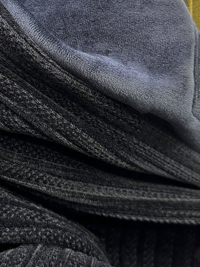 Women Autumn Vintage Turn-down Collar Solid Fleece Coat