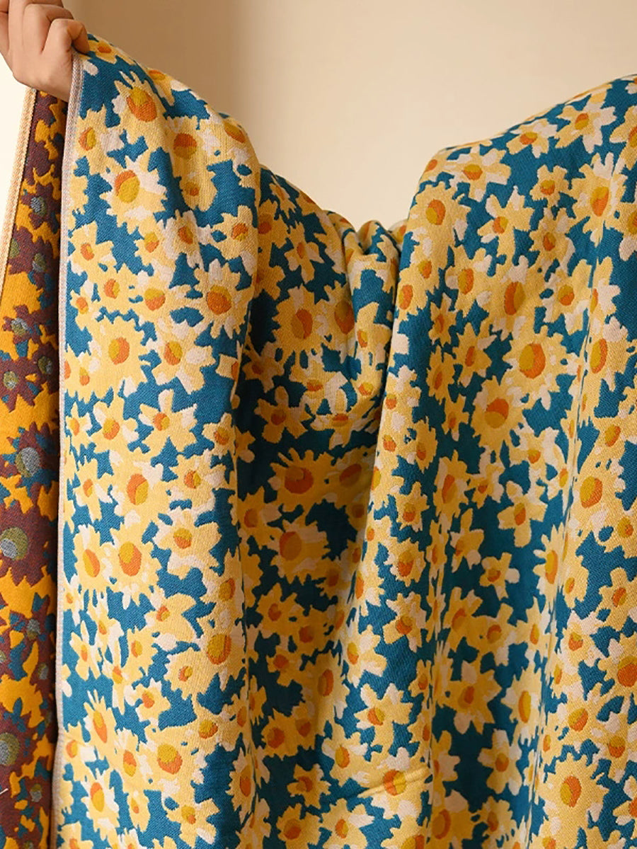 100%Cotton Flower Adult Tassel  Bath Towel