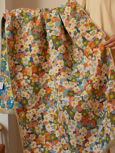 100%Cotton Flower Adult Tassel  Bath Towel