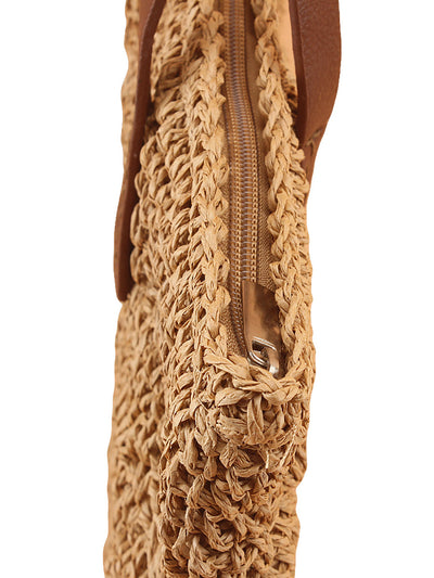 Women Fashion Straw Weave Shoulder Bag