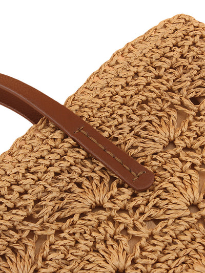 Women Fashion Straw Weave Shoulder Bag