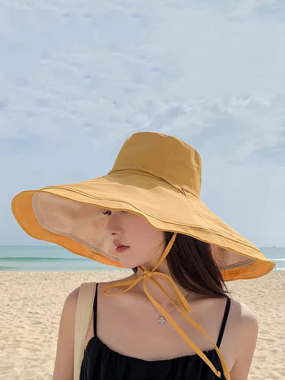 Women Casual Large Brim Sunproof Hat