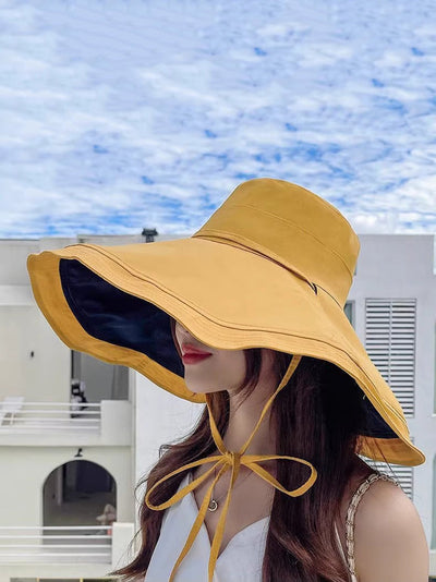 Women Casual Large Brim Sunproof Hat