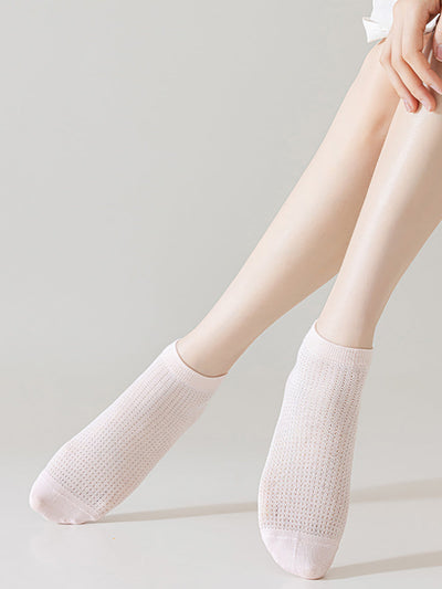 6 Pairs Women Summer Casual Breathable Short Socks
