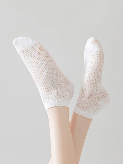6 Pairs Women Summer Casual Breathable Short Socks