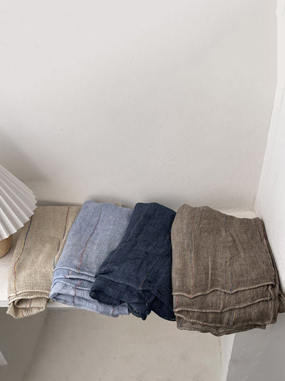 Women Retro Pure Color Soft Shawl Scarf