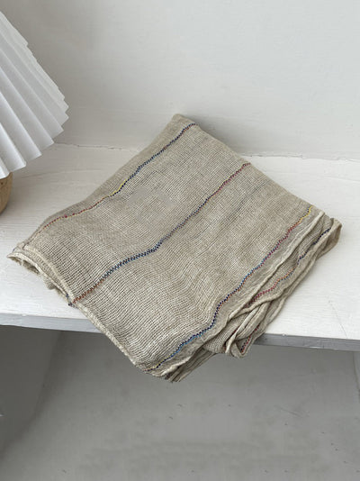 Women Retro Pure Color Soft Shawl Scarf