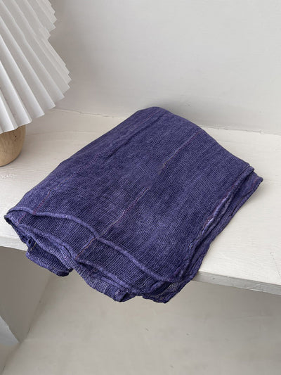 Women Retro Pure Color Soft Shawl Scarf