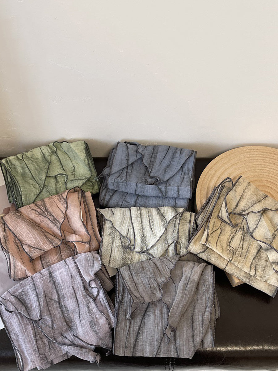 Women Artsy Tie-dye Shawl Scarf