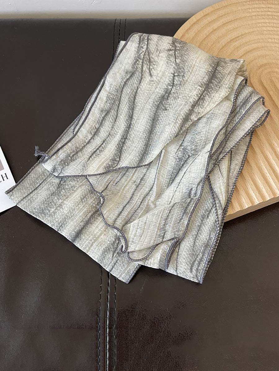 Women Artsy Tie-dye Shawl Scarf