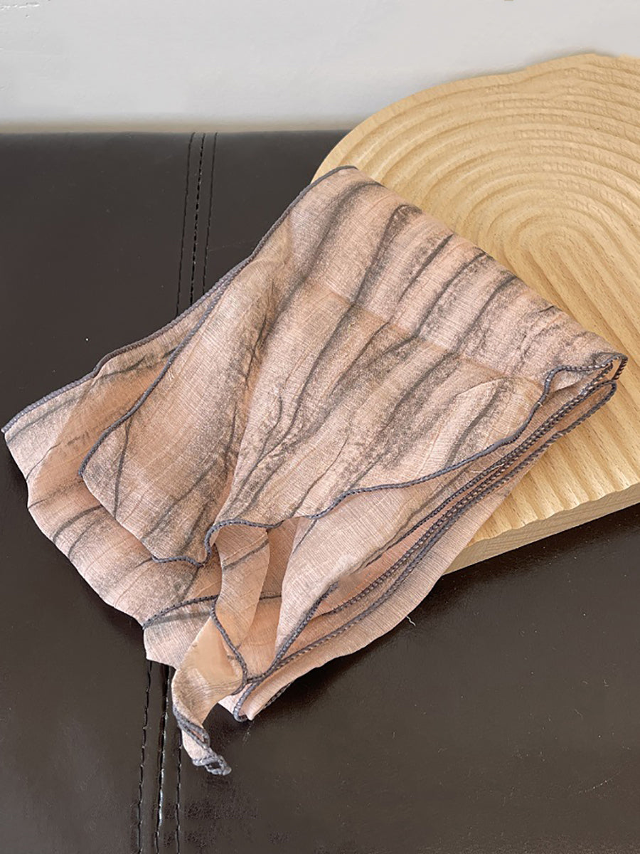 Women Artsy Tie-dye Shawl Scarf