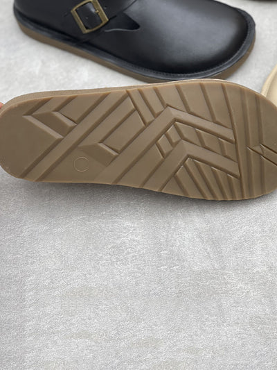 Women Summer Casual Soft Leather Flat Shoes