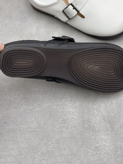 Women Casual Genuine Leather Soft Flat Shoes