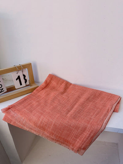 Women Artsy Summer Gradient Color Tassel Shawl Scarf