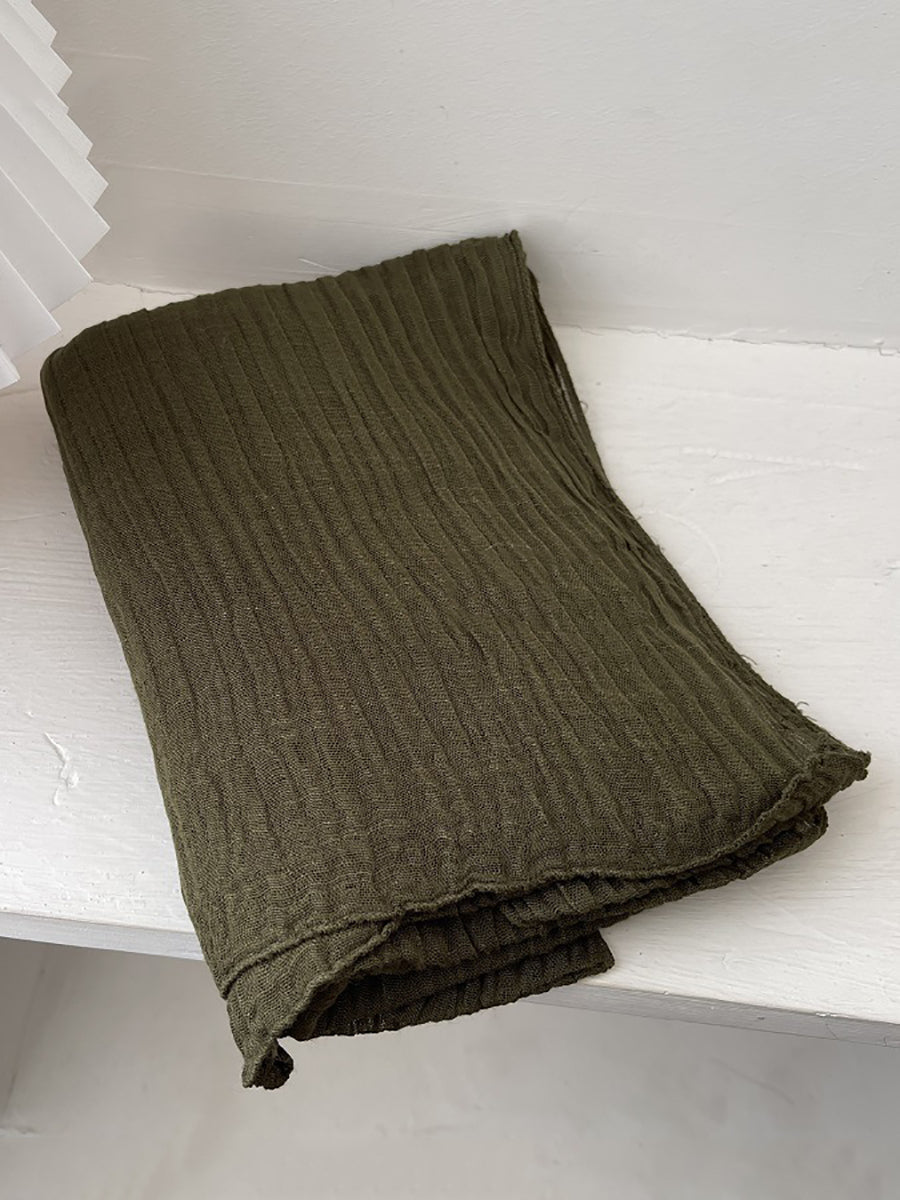 Women Vintage Shirred Shawl Scarf