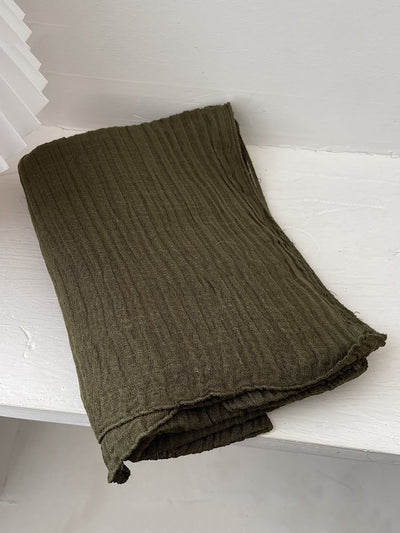 Women Vintage Shirred Shawl Scarf