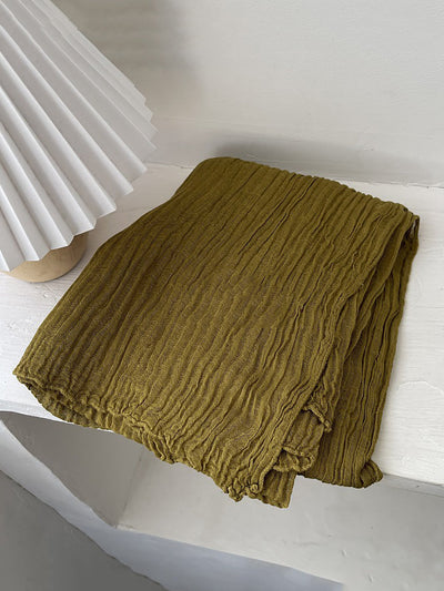 Women Vintage Shirred Shawl Scarf