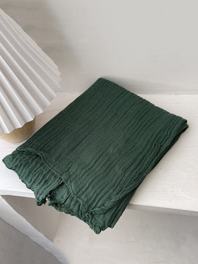 Women Vintage Shirred Shawl Scarf