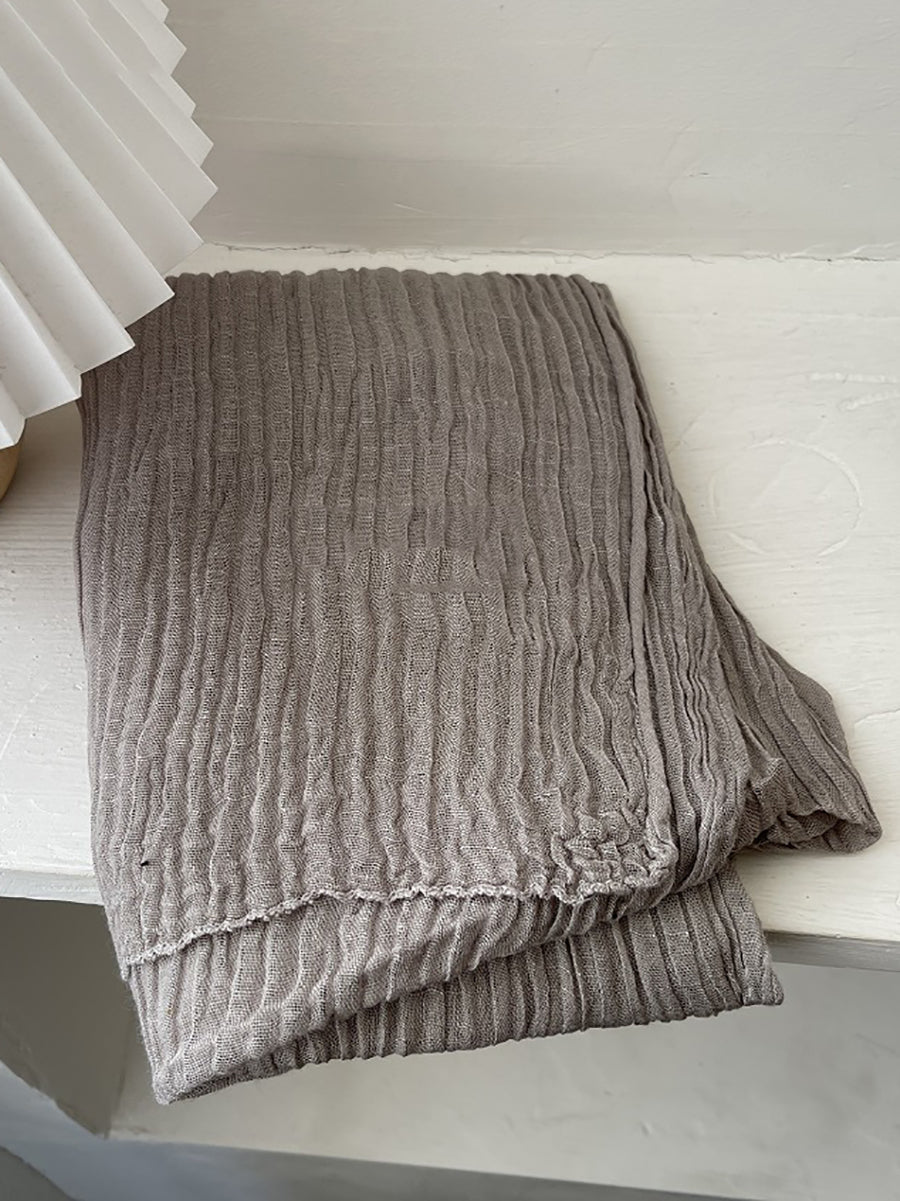 Women Vintage Shirred Shawl Scarf