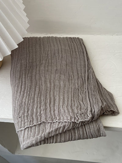 Women Vintage Shirred Shawl Scarf