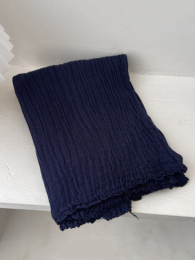 Women Vintage Shirred Shawl Scarf