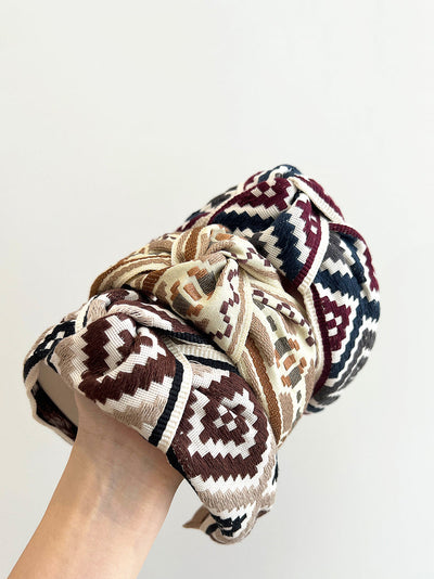 5 Pieces Women Ethnic Knot Wide Hair Brand