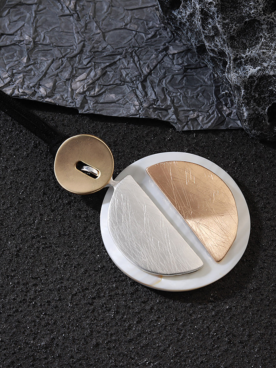 Women Casual Colorblock Shell Necklace