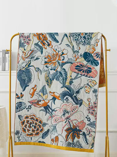 100%Cotton Adult Flower Bath Towel