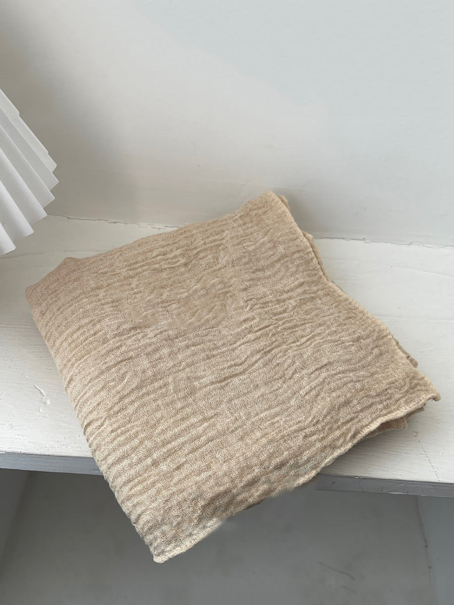 Women Artsy Pure Color Shawl Scarf