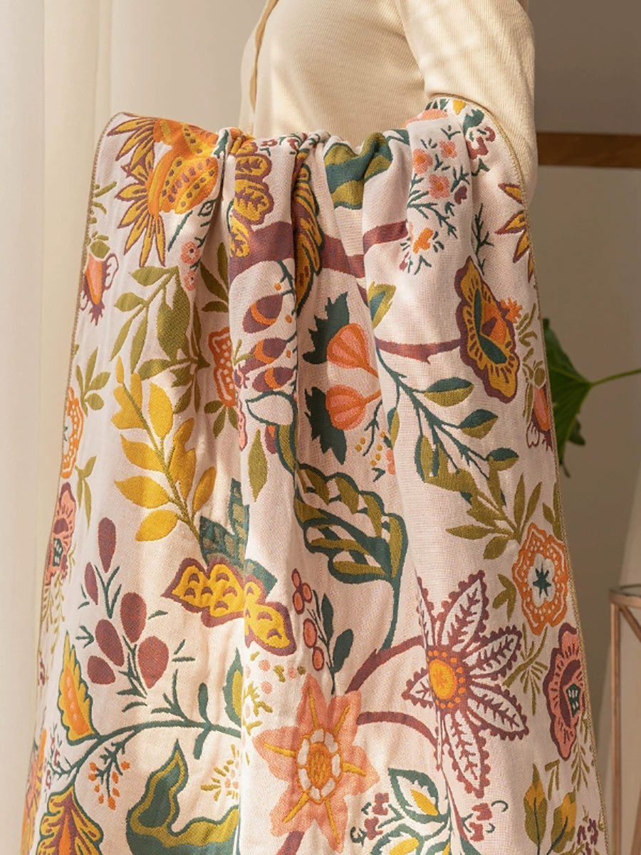 100%Cotton Flower Adult Tassel  Bath Towel