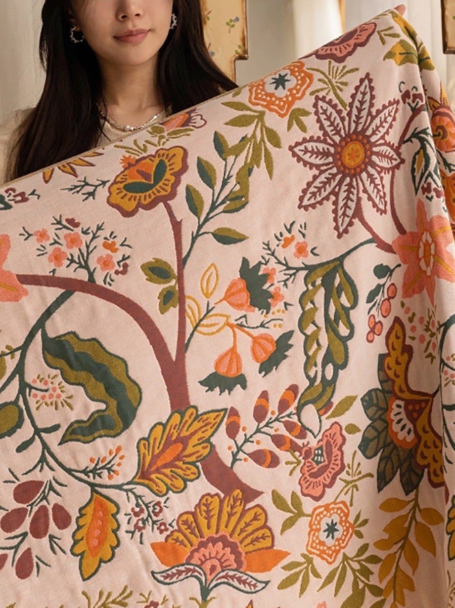 100%Cotton Flower Adult Tassel  Bath Towel