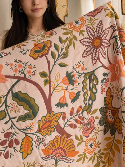 100%Cotton Flower Adult Tassel  Bath Towel