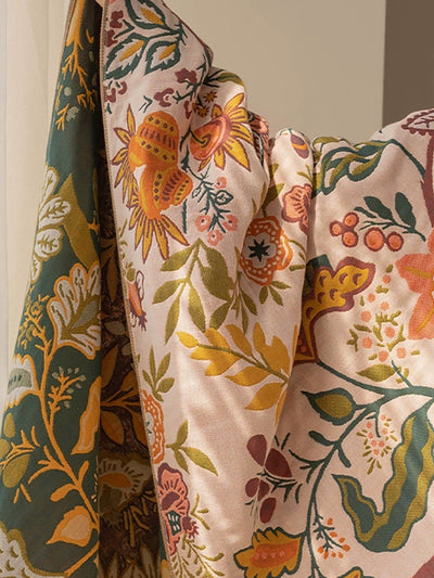 100%Cotton Flower Adult Tassel  Bath Towel