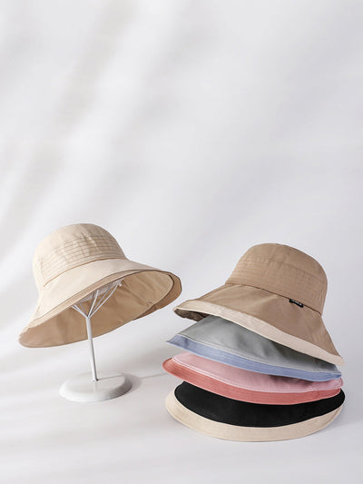 Women Summer Casual Colorblock Sunproof Hat