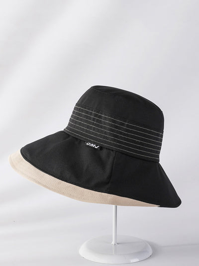 Women Summer Casual Colorblock Sunproof Hat