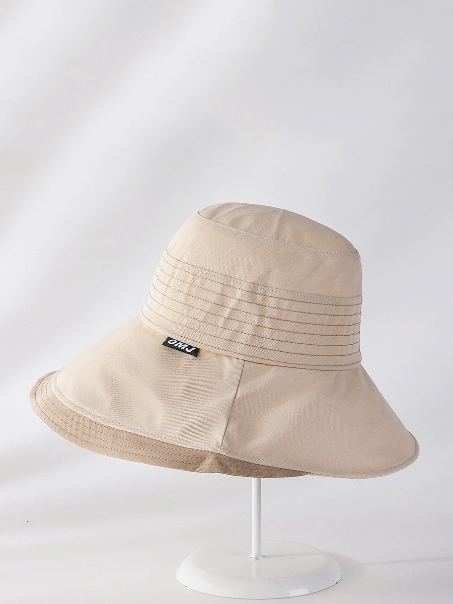 Women Summer Casual Colorblock Sunproof Hat