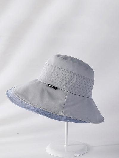 Women Summer Casual Colorblock Sunproof Hat