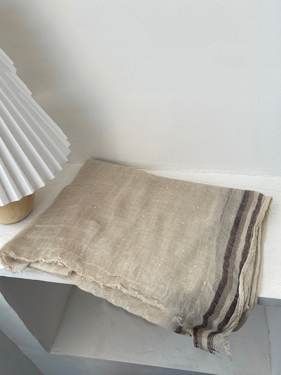 Women Summer Worn Pure Color Shawl Scarf